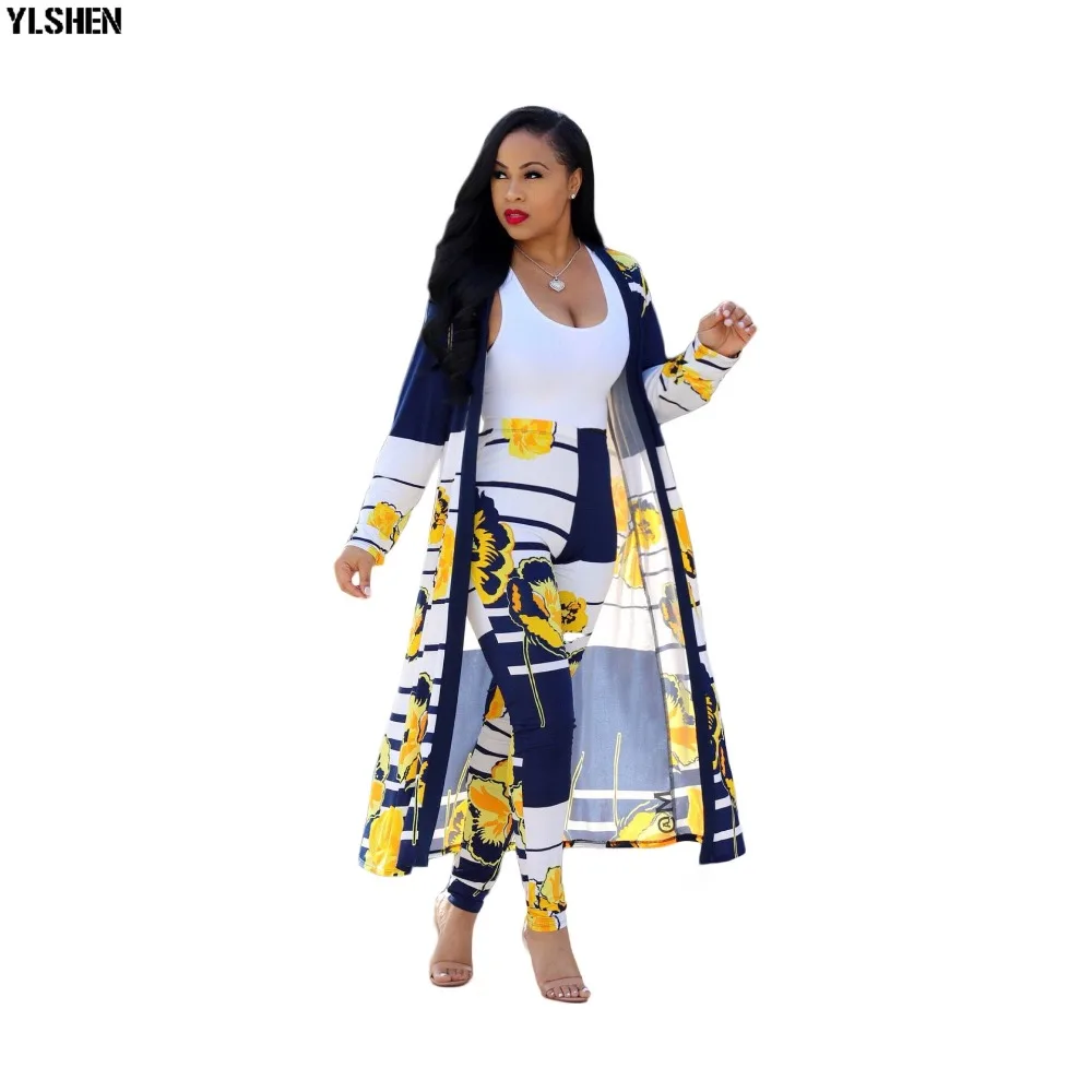 African Dresses for Women Dashiki Plus Size Two Piece Set Print Clothes Ankara Long Dress Suit Bazin Robe Africaine Femme 2019 12