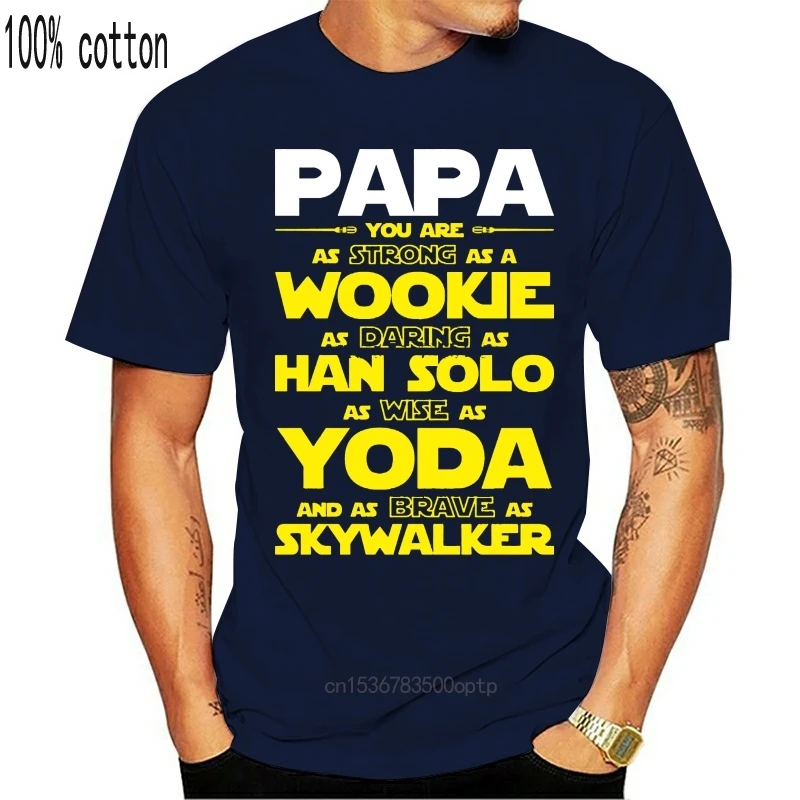 2018 хлопок футболки мужская одежда футболка с коротким рукавом Papa You Are My Super Star Hero