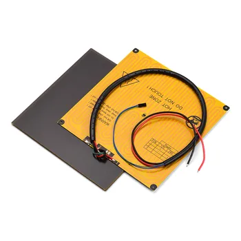 

220*220mm Ultrabase Platform Glass Plate Build Surface + Aluminum Heated bed Hotbed 12V with Wire Cable for Anet A8