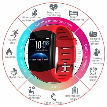 

Q11 1.3 inch Sports Smart Watch For Men Women Heart Monitor Blood Pressure Measure Fitness Tracker Bluetooth Smart Bracelet Band