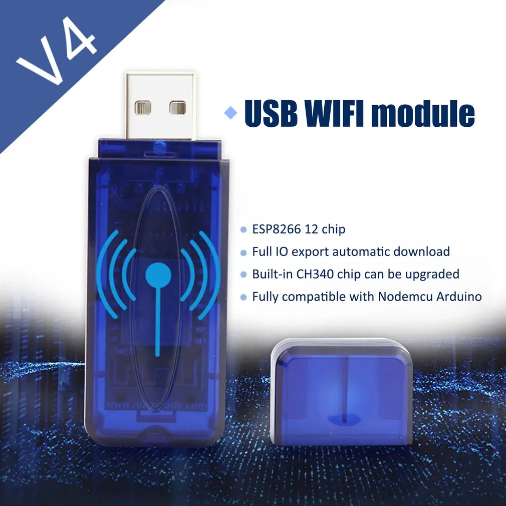For PS4 WiFi ESP8266 CH340 chip USB Wireless Module Compatible Nodemcu for Arduino Hot