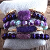 RH Fashion Boho Jewelry Natural Stone Bracelet and Bangle 5pc Bracelets Sets For Women Gift DropShip ► Photo 3/6