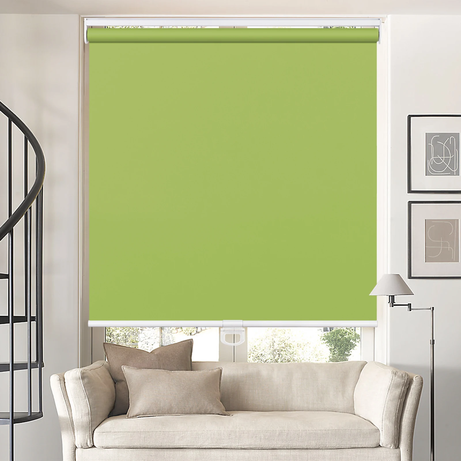 Roller Blinds Shades Spring Shutters Cordless Blackout Light Filtering Room Darkening Window Shade Cover For Home Office | Дом и сад