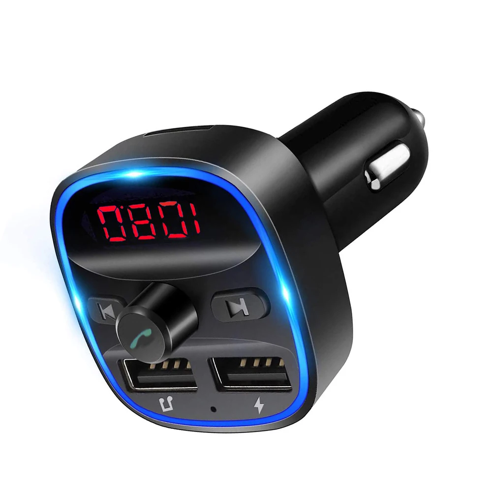 Беспроводной автомобильный FM-передатчик Bluetooth-модулятор с 2 USB-портами 1 А |