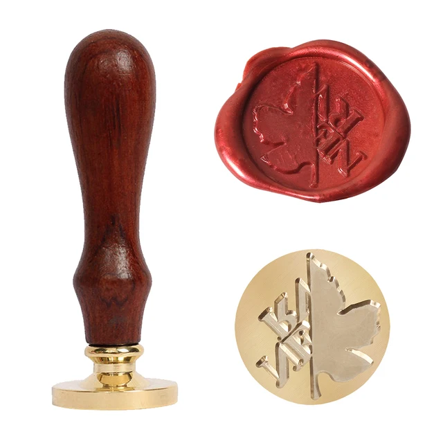 Tree Pattern Retro Wood Stamp Harri Classic Initial Sealing Wax Seal Stamp Ancient Seal Post Decor Antique Stamp Gifts Wedding cute stamps for card making Scrapbooking & Stamps