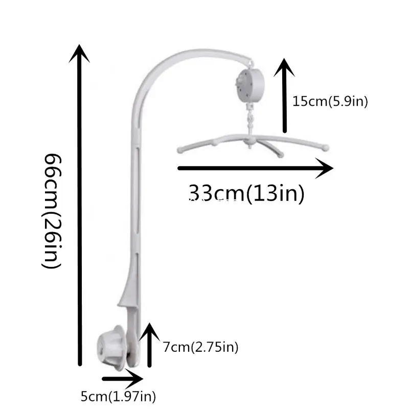Детские крепление для детской кроватки мобиль на кроватку комплект заводная Музыкальная шкатулка DIY прикроватная игрушка-колокольчик