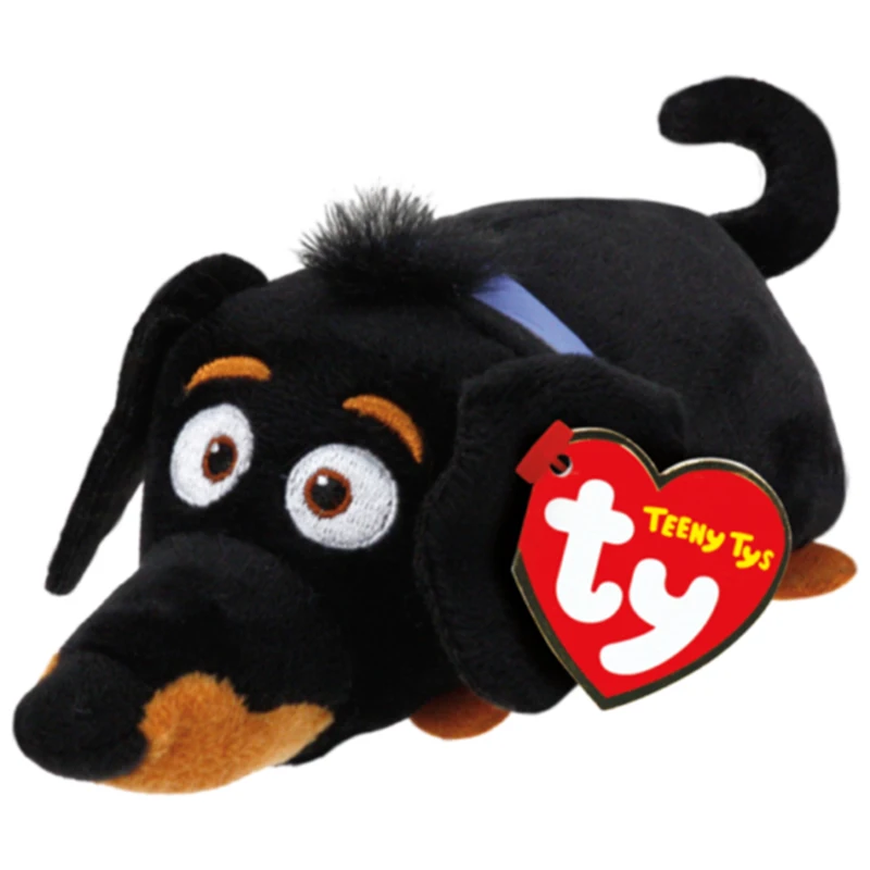 10 см Ty Teeny Tys Тайная жизнь домашних животных Бадди щенок такса большие глаза