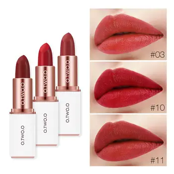 

O.Two.O Smooth Moisturizer Matte Lipstick Long Lasting Velvet Lip Gloss Makeup