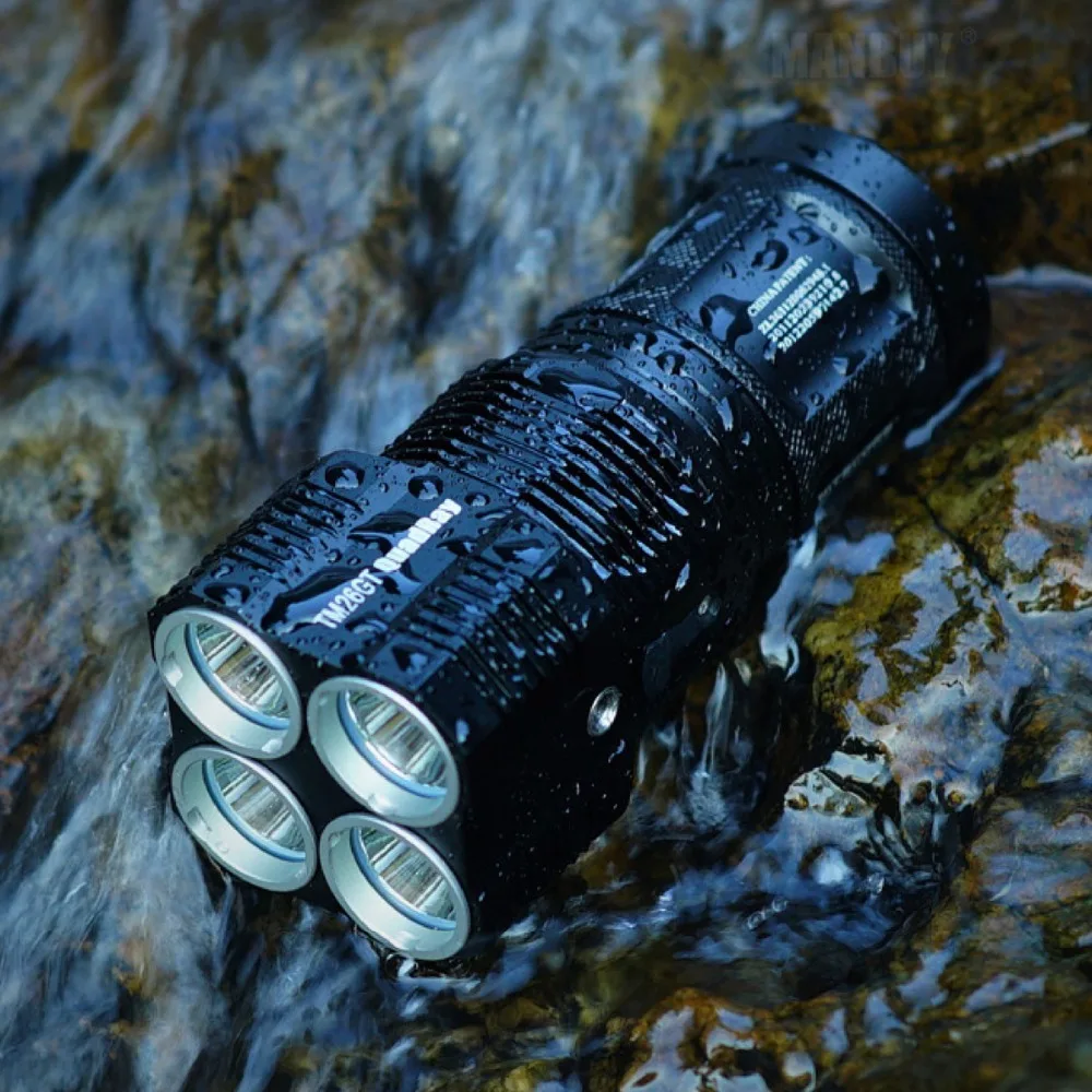 Охотничий фонарь NITECORE Tiny Monster TM26GT с дальностью луча 704 м и светодиодным OLED