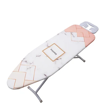 

Heat Resistant Easy Fit Durable Washable Guard Exquisite Marbling Practical Printed Protective Ironing Board Cover Home