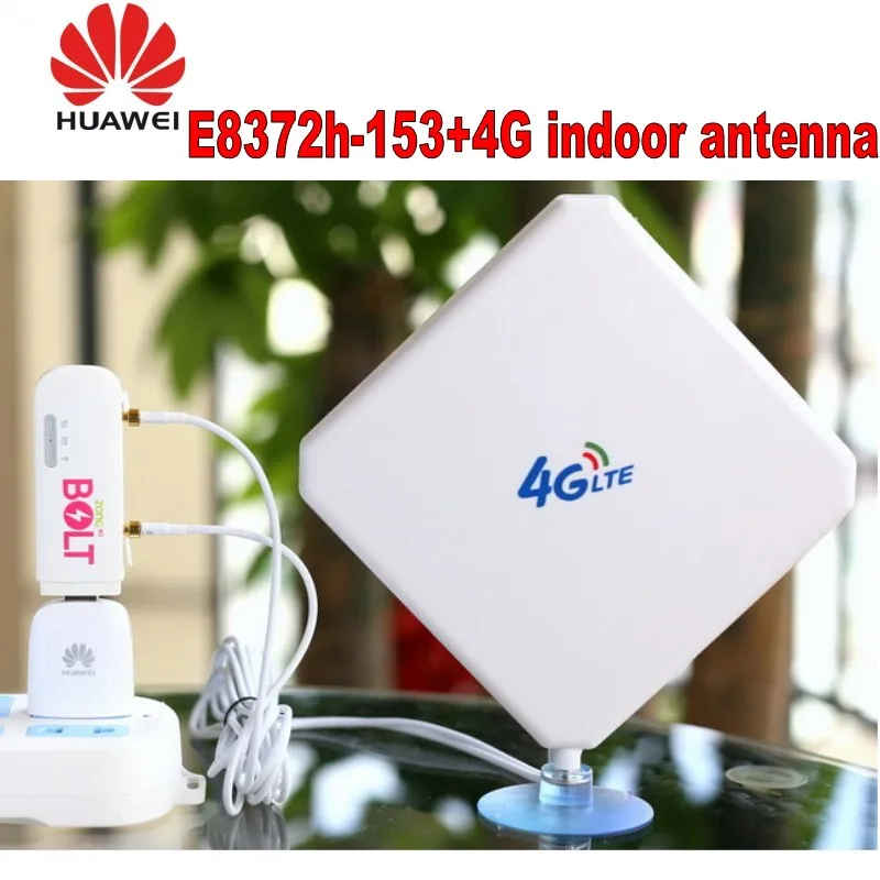 Разблокировка Huawei E8372 E8372h 153 LTE USB 4G WiFi модем автомобильный wifi с 4g антенной|3G модемы|