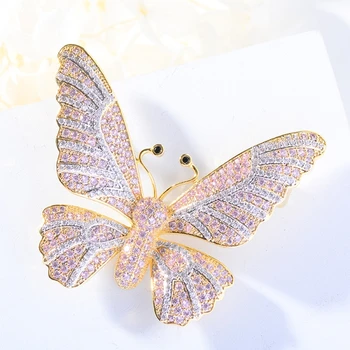 

Butterfly Brooches for Women Vintage Fashion Style Elegant Wedding Pins Party Brooch Upscale atmosphere