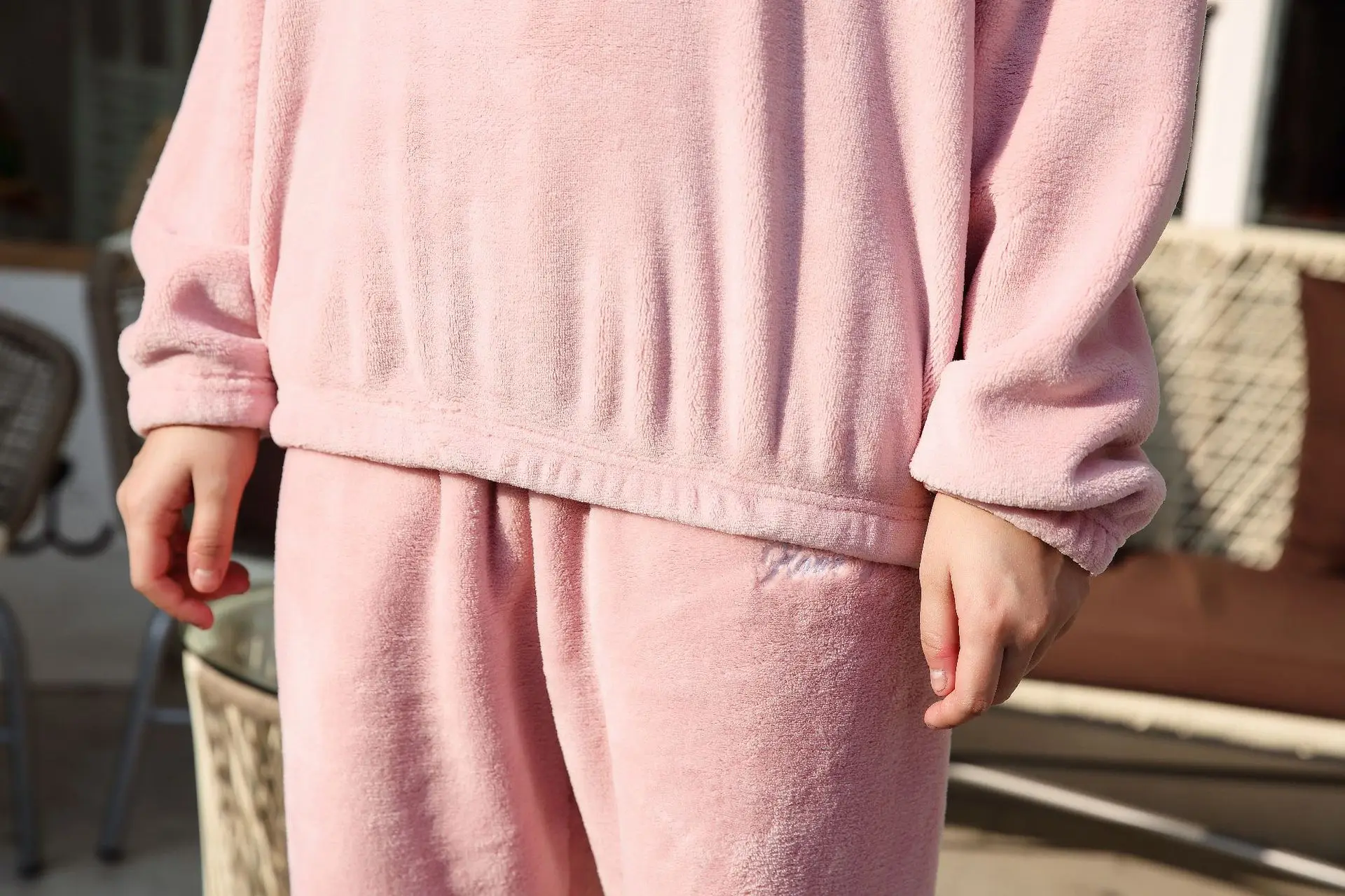 Зимний толстый женский пижамный комплект, осенне-зимняя фланелевая теплая Пижама с рисунком, Женская домашняя одежда, женская пижама