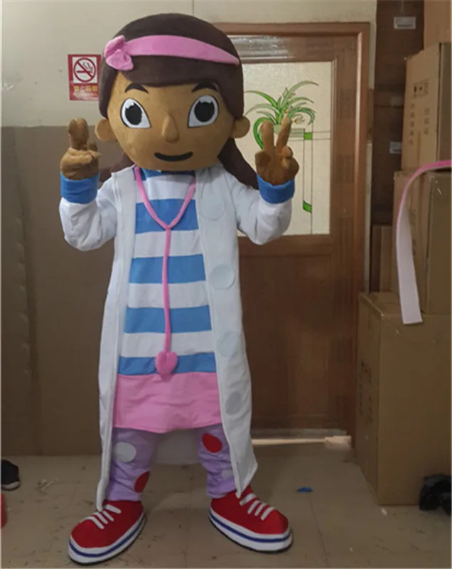 Doc McStuffins, мультяшный маскарадный костюм, нарядное платье, костюм для взрослых, размер, наряд на Хэллоуин, Рождество, карнавал, карнавальный костюм
