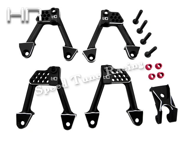 Hot Racing алюминиевые передние и задние амортизационные башни (кольца) для Axial SCX10 II