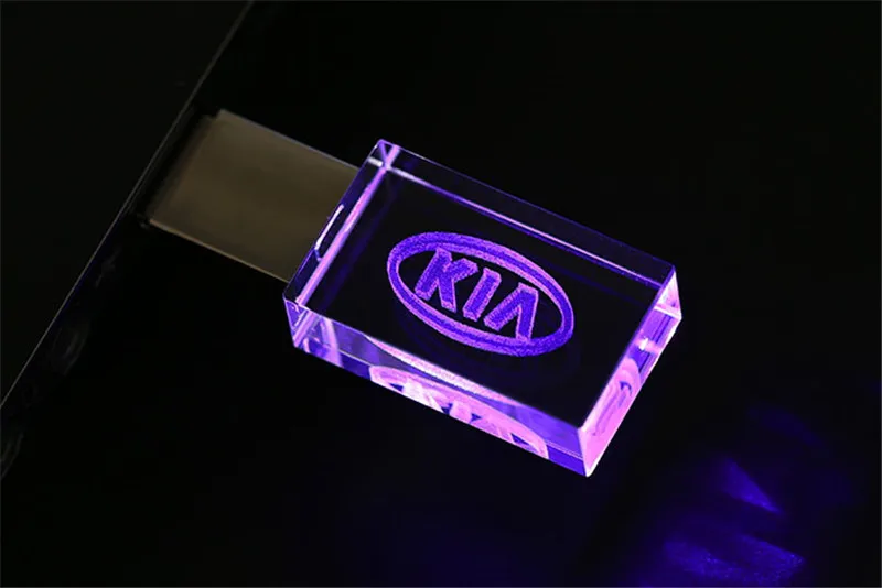 JASTER 64GB usb2.0 металлический кристалл KIA ключ модель автомобиля USB флэш-накопитель 4GB 8GB 16GB 32GB драгоценный камень ручка привода специальный подарок