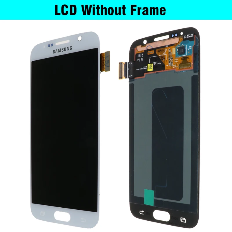 5,1 ''дисплей для samsung Galaxy S6 G920 G920i G920F G920W8 ЖК Супер AMOLED Замена с сенсорным экраном дигитайзер