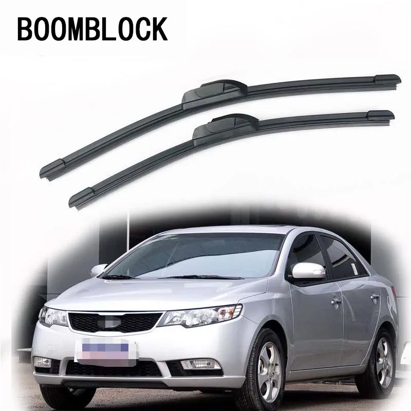 BOOMBLOCK 2pcs Car Accessories Windscreen Rubber Original Wiper Blades
