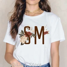 Shawn Mendes t shirt femme pocket graphic tees women 90s fans tshirt hip hop rock shirt aesthetic clothes white t-shirt top