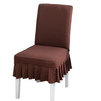 

New 2019 Christmas Chair Cover Spandex Stretch Elastic Hotel Covers Wedding Chair Dining Arm Banquet Case Cover Seat Room