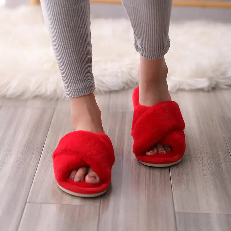 women slippers winter furry slipper 