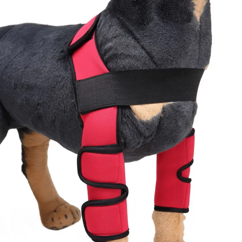 Собака Локоть Протектор рукав налокотник игрушечная собака ноги Hock суставы защиты ран с повязкой обертывание заживляет растяжения помогает Поставщикам