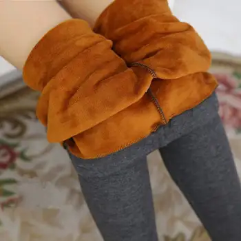 

Plus Size 6XL Autumn Winter Plus Velvet Leggings Women Stretch Skinny Women Leggings Warm Long Pants Black Leggings Femme C5881