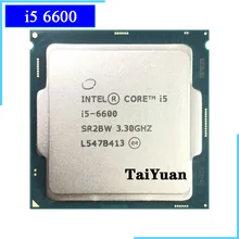 Процессор Intel Core i5-6600 i5 6600 3,3 ГГц SR2BW/SR2L5 четырехъядерный процессор 6M 65W LGA 1151