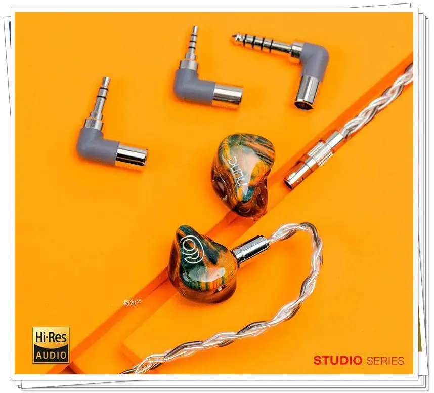 DUNU SA6 6BA Knowles Sonion Drivers Wood Faceplate HiFi Music Monitor Audiophile In ear Earphone Two Tuning Modes 8 Core Cable