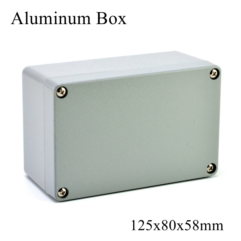 FA2-3 125x80x58 мм IP65 водонепроницаемый алюминиевый распределительная коробка Электронный Терминал герметичный литой металлический корпус чехол с разъемом