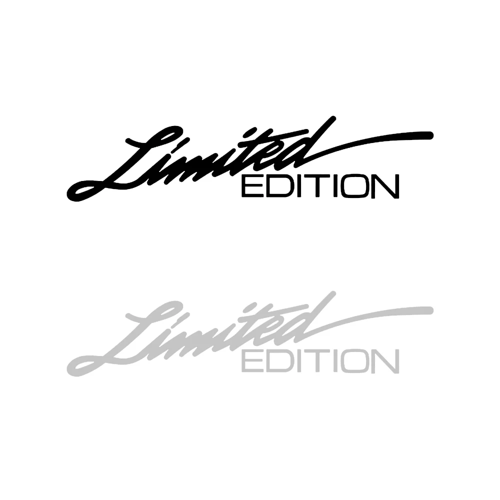 

LIMITED EDITION Reflective Letter Car Motorcycle Decal Scatch Auto Car Window Bumper Body Sticker Exterior Parts Accessories