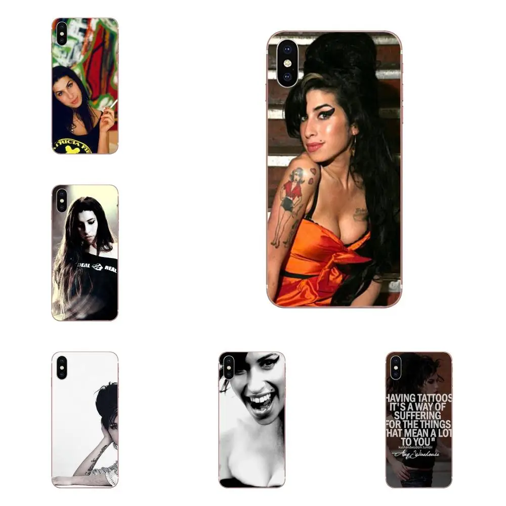 Silicone Case Cover Pop Amy Winehouse For Huawei Nova 2 V20 Y3II Y5 Y5II Y6 Y6II Y7 Y9 G8 G9 GR3 GR5 GX8 Prime 2018 2019 | Мобильные