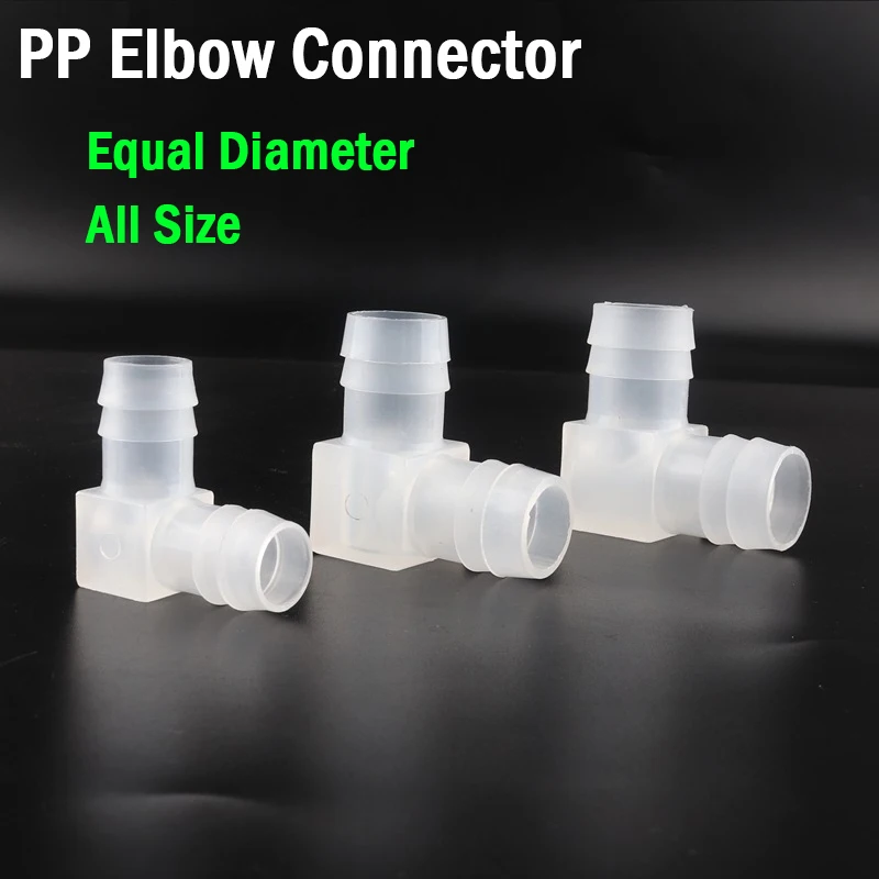 5pcs 1.620mm Food Grade Pp Equal Dia. Elbow Connectors Aquarium Fish
