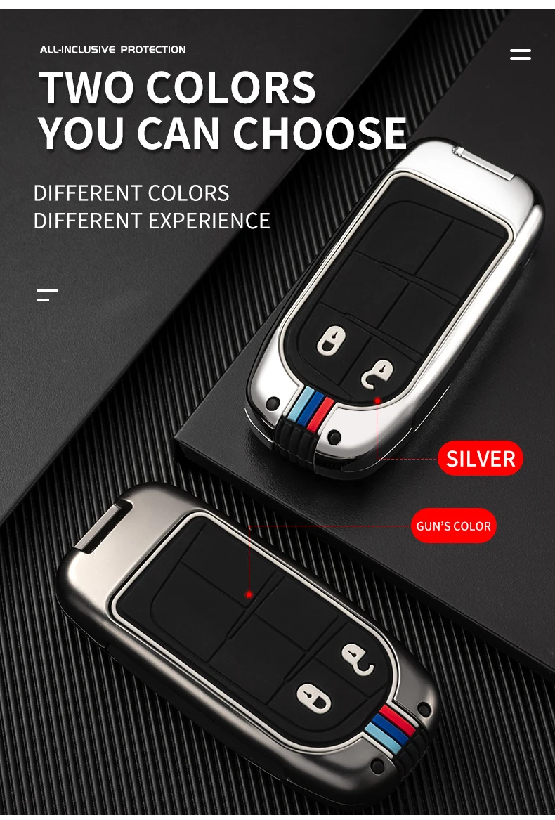 2 3 4 5 pulsanti portachiavi remoto per Dodge Charger Challenger Durango Journey Jeep Grand Cherokee Renegade Fiat Freemont - H835328b76f264c0f855842b92b5ec388u