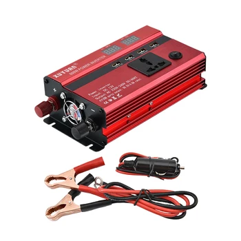 

Powerful 600W Car Power Inverter 12V To 220V AC Converter Car Power Supply With LED Display Car Automatic Transformer