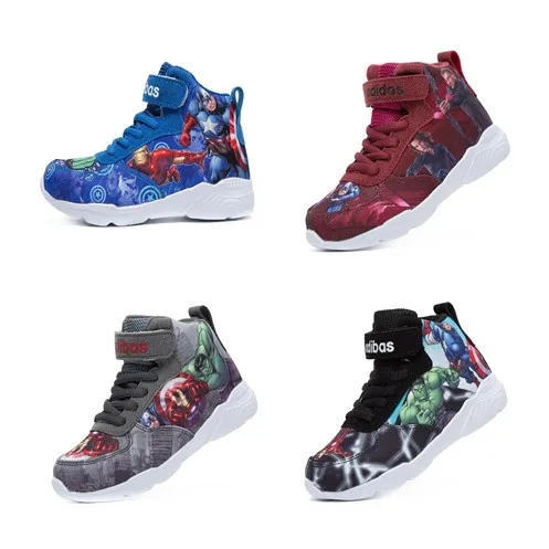 Мстители: Endgame/Детская спортивная обувь кроссовки для мальчиков с Железным