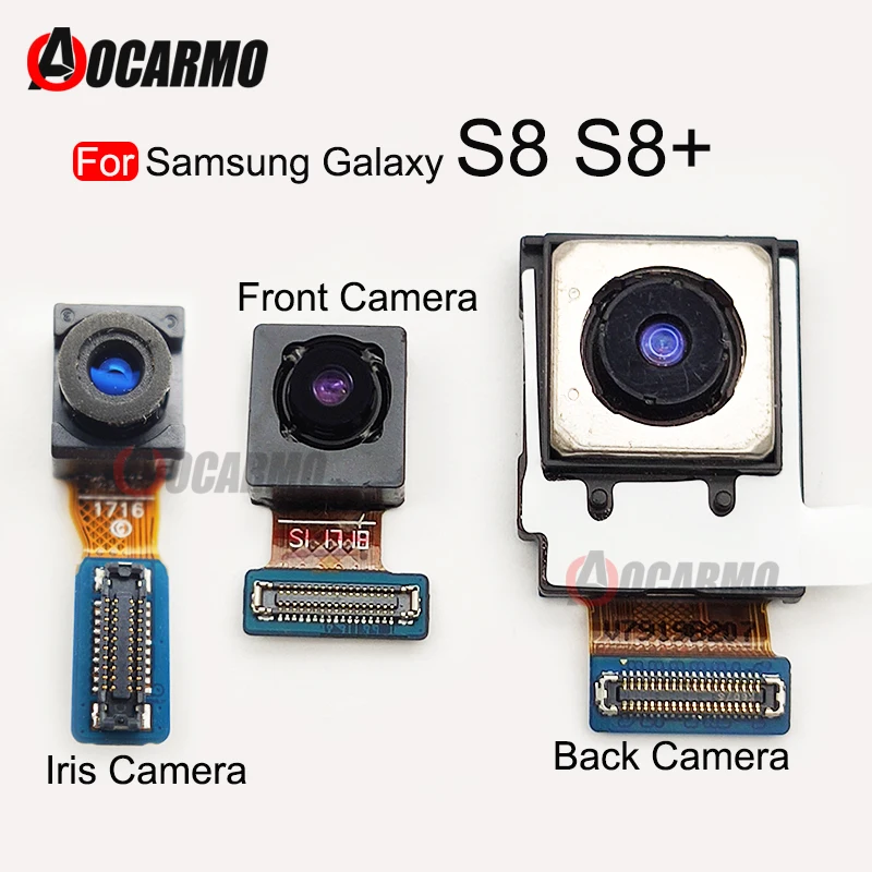 Задняя камера для Samsung Galaxy S8 Plus + G950U G950F G955U G955F гибкий кабель передней камеры