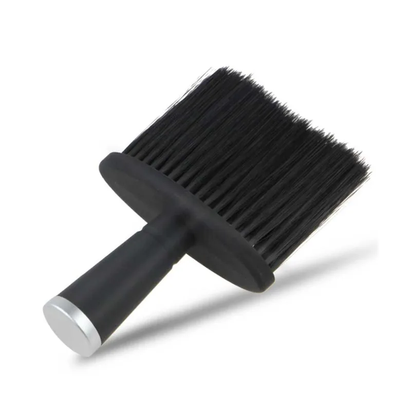 Черный Мягкая кисть для шеи Duster Парикмахерская Стрижка волос щетка для чистки парикмахерский салон Инструменты для укладки волос аксессуар расческа - Цвет: Черный