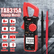 TA8315A Токоизмерительные клещи мультиметр высокой цифровой амперметр настольный AC и DC автоматический многофункциональный