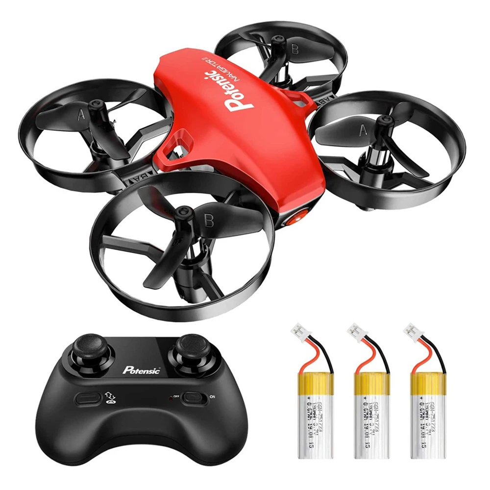 rc helicopter price Potensic A20 Red RC Mini Drone Easy to Fly Helicopter RC Quadcopter for Kids and Beginners Headless Mode Remote Control Toys best rc helicopter RC Helicopters