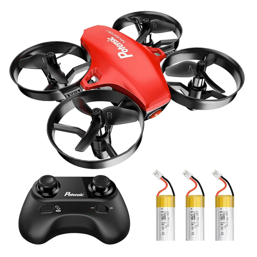 rc helicopter price Potensic A20 Red RC Mini Drone Easy to Fly Helicopter RC Quadcopter for Kids and Beginners Headless Mode Remote Control Toys best rc helicopter