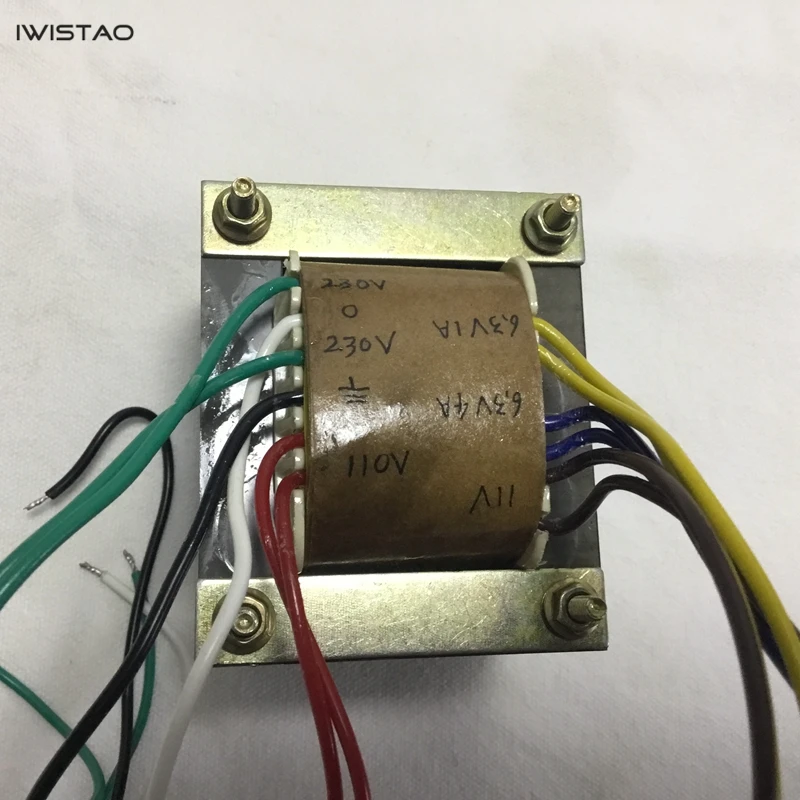 IWISTAO силовой трансформатор EI для трубки FM радио с выходным напряжением 230 В 6 3 в 11 Hi