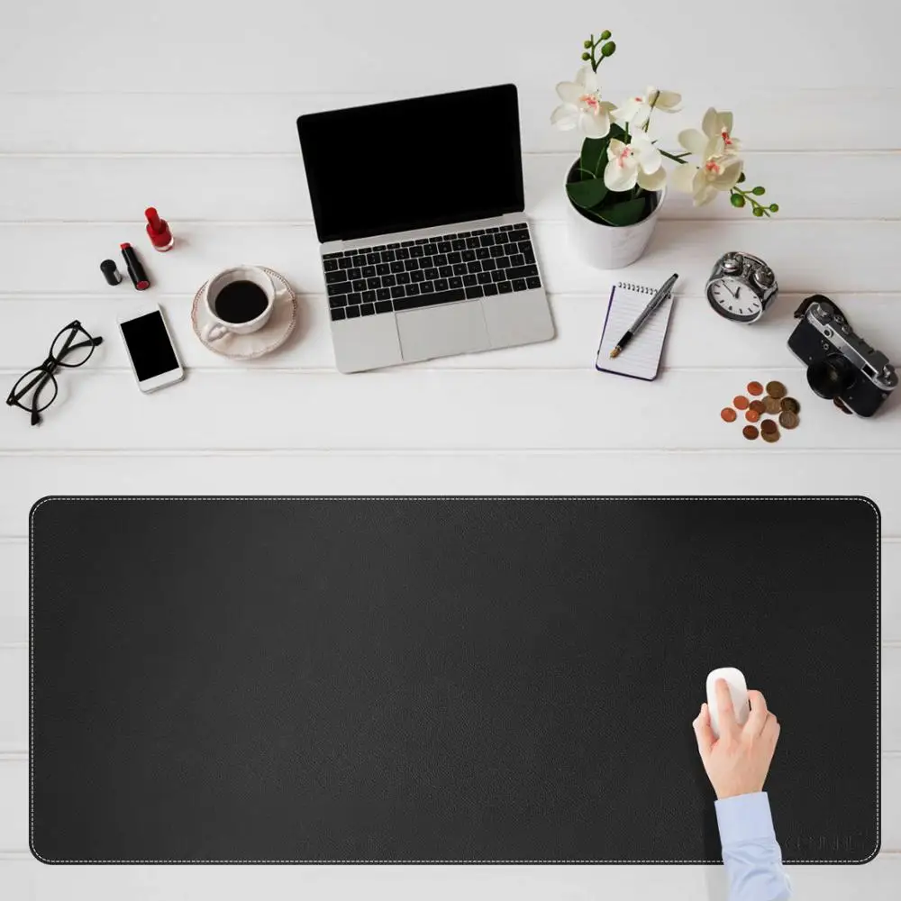  CENNBIE Extended Mega Size Professional Leather Desk Mat for Full Desk - 51.18