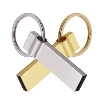 

Hot Sale Usb 2.0 Metal USB Flash Drive with Key Ring Pendrive U Stick 4gb 8gb 16gb 32gb Photography Gifts(Over 10pcs Logo Free)