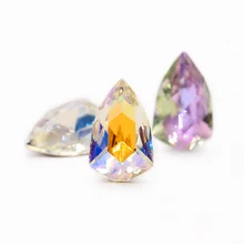 

Glitter Bright Shield Shape Colorful Craft Gems Crystal K9 Glass Rhinestones Applique accessories Fancy Stones for Craft Glue on Christmas Clothing Jewelry Decoration dresses