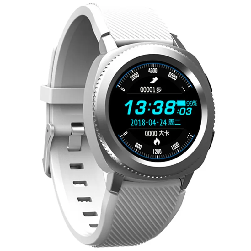 IP68 Водонепроницаемый Bluetooth Вызов сна монитор Смарт часы Smartwatch L2 Montres кардио бег спортивные часы сердечного ритма - Цвет: white