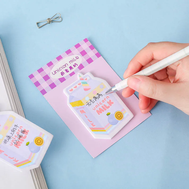 Креативный милый Радужный Фудж post-it notes для девочек портативный клубничный N times стикер коллаж соль блокнот школьные принадлежности