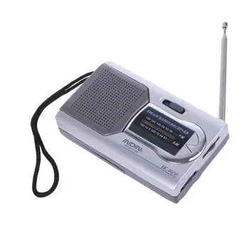 

New Universal Slim AM/FM Mini Radio World Receiver Stereo Speakers Music Player