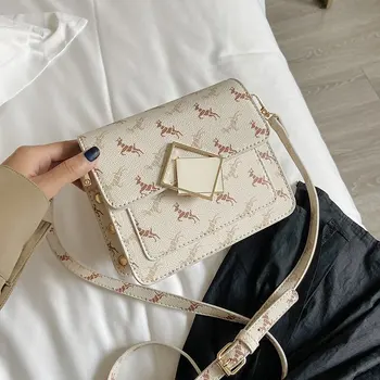 

Animal Print Small PU Leather Crossbody Bag for Women Branded Vintage Shoulder Handbags Female Travel Fashion Bag Lady Hand Bag