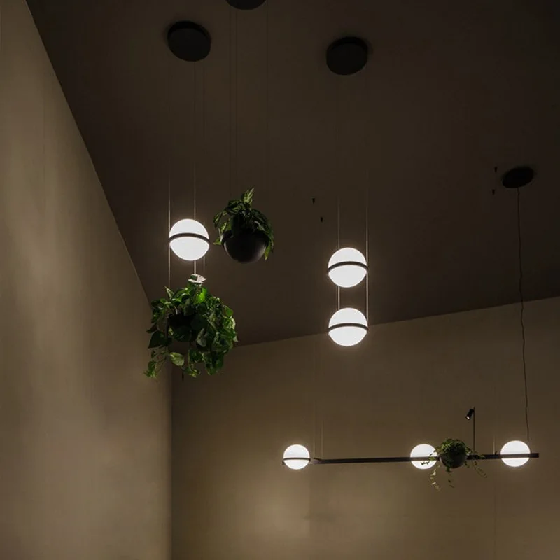 Blonche Современная Подвесная лампа светодиодные стеклянные подвесные светильники домашний декор Освещение для спальни гостиной кухни лофтовые светильники Светильник